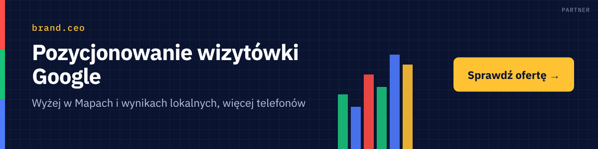 pozycjonowanie wizytówki google